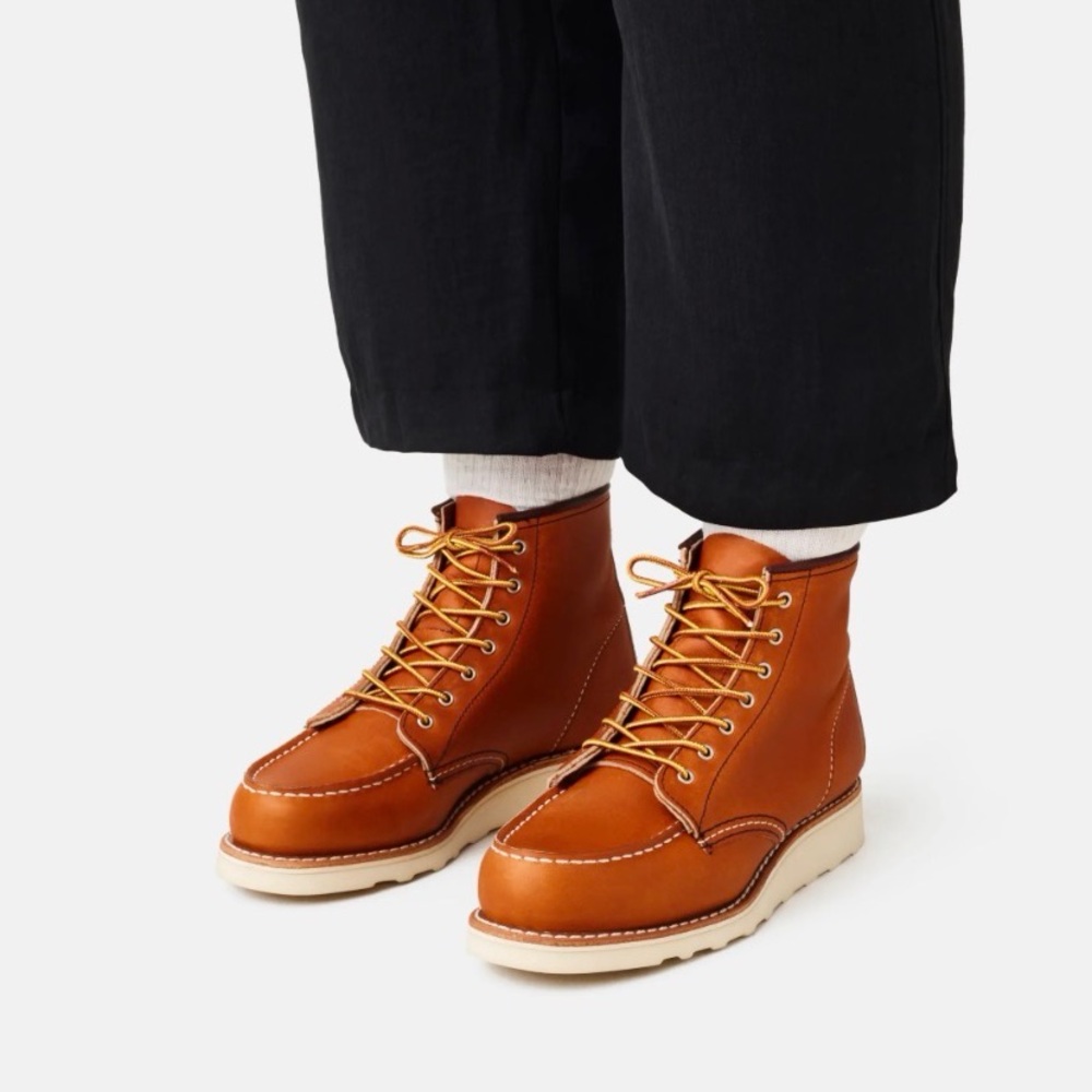 Red Wing Shoes Women's Tan Leather Boots